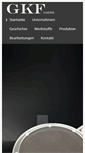 Mobile Screenshot of gkf.de